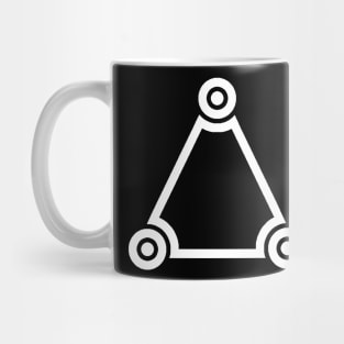 Fire, Alchemical Symbol Design White Mug